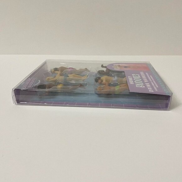 Hunky Buddies Drink Markers 6 Packs Party Drinking Buddies Companions - Picture 12 of 16